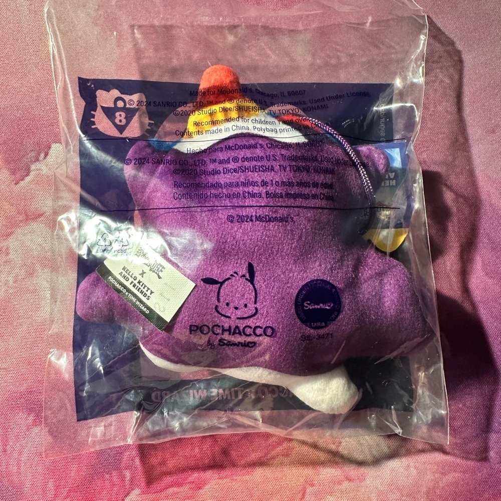 🐰 Yu-Gi-Oh! X Hello Kitty and Friends Mcdonald’s Toy: Pochacco - Picture 2 of 5